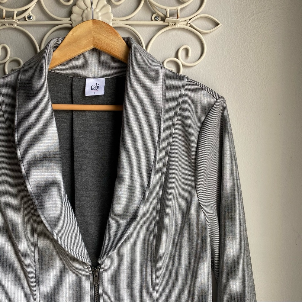 CABI // Zipped Knit Blazer